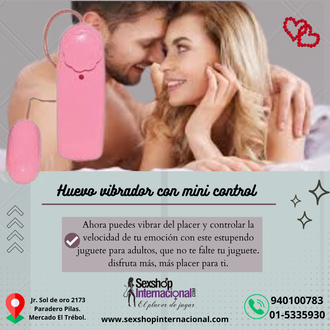 Huevo vibrador con mini control 